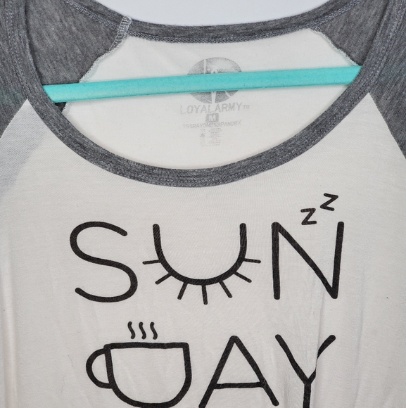 Loyal Army Sunday Graphic Baseball Tee - Picture 2 of 4